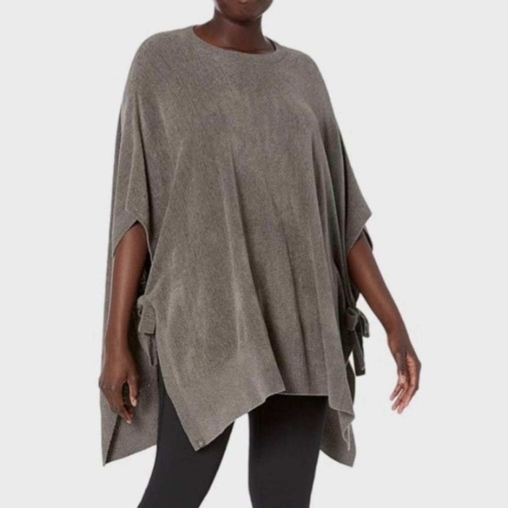 CozyChic Ultra Lite Hi/Low Poncho with Side Tie